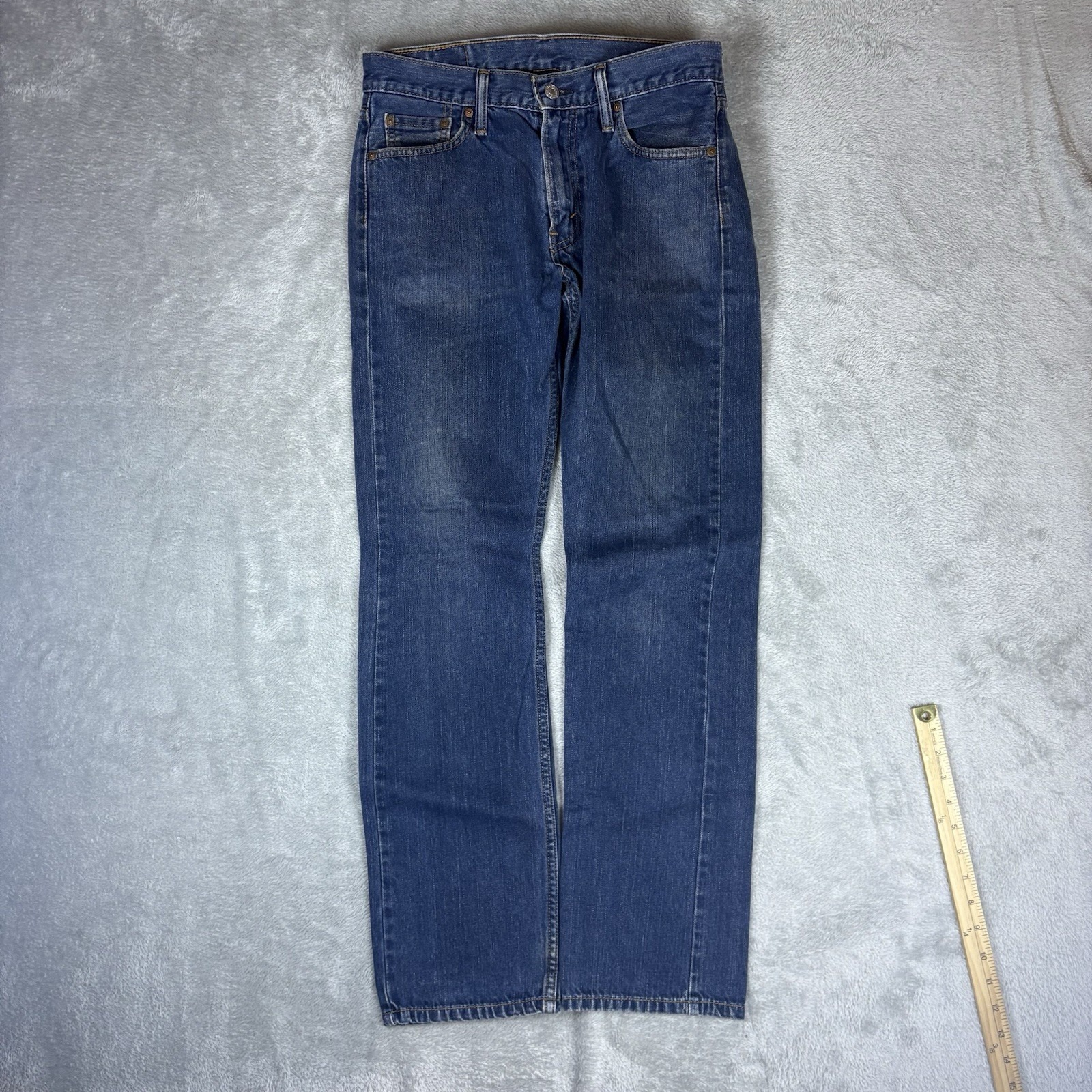 Levi's 513 Men's Size 30x32 (Fits 30x31) Slim Straight Blue Denim Jeans